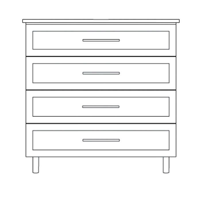 Healthcare facility chest of drawers Tempe Kwalu