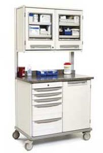 Healthcare facility worktop / with drawer / on casters Starsys InterMetro B.V.