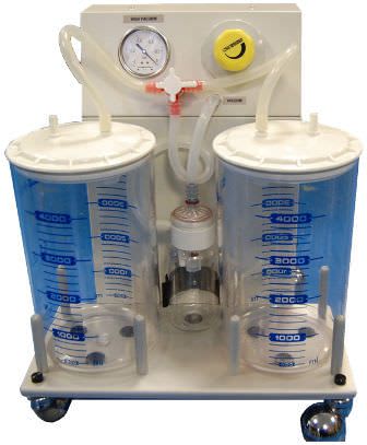 Electric surgical suction pump / on casters AS64 Lamidey Noury Medical