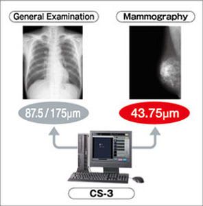 Mammographic CR screen phosphor screen scanner Regius 110HQ Konica Minolta Medical Imaging