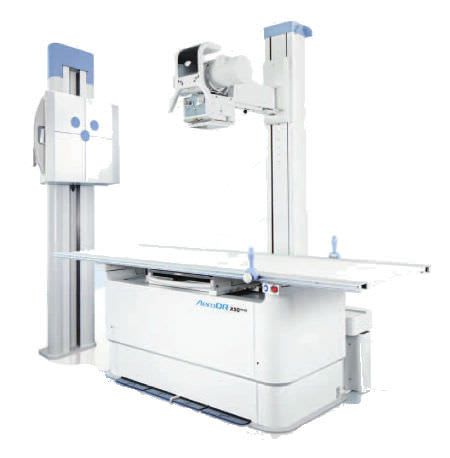 Radiography system (X-ray radiology) / digital / for multipurpose radiography / with vertical bucky stand AeroDR X50 Konica Minolta Medical Imaging
