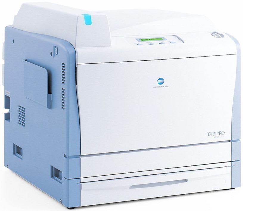 Standard radiography films X-ray film printer Drypro 832 Konica Minolta Medical Imaging