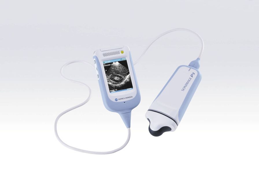 Hand-held ultrasound system / for multipurpose ultrasound imaging SONIMAGE P3 Konica Minolta Medical Imaging