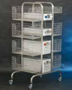Transport trolley / for sterilization basket / open-structure CHKW 8 Hammerlit