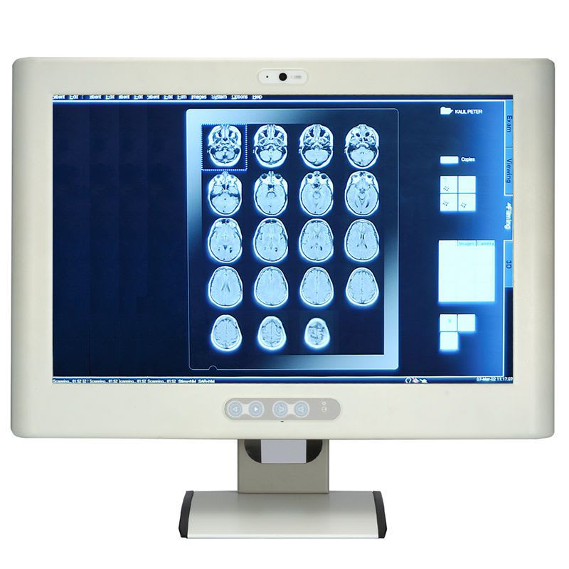 LCD display / medical / touch screen / waterproof 22" | MMT225 AXIOMTEK