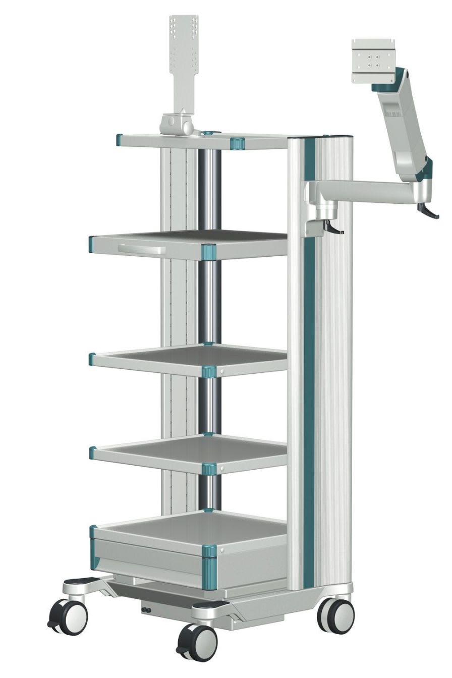 Medical monitor support arm / wall-mounted flexion-port ITD GmbH