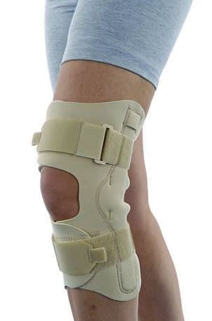 Knee orthosis (orthopedic immobilization) / knee distraction (osteoarthritis) / patella stabilisation / articulated ThermoWrap™ Össur