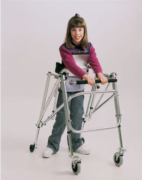 4-caster rollator / folding / height-adjustable / pediatric Y3S KAYE Products Inc.