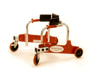 4-caster rollator / height-adjustable / folding / pediatric RF-A, RF-B KAYE Products Inc.