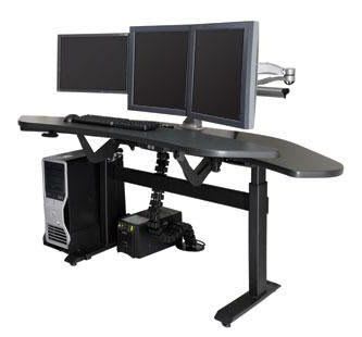 Medical computer workstation / radiology / for PACS / height-adjustable ISE Group
