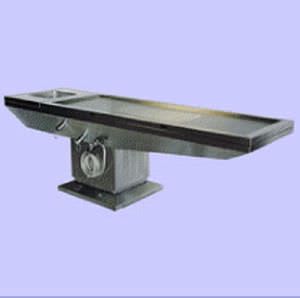Autopsy table / with sink / with suction system Kenyon