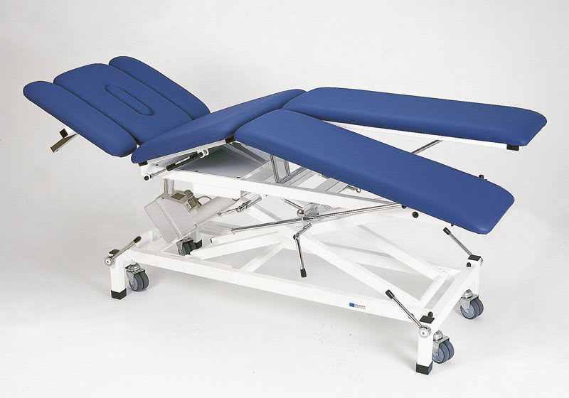Pneumatic examination table / height-adjustable / on casters / 4-section 2860-00 K.H. Dewert