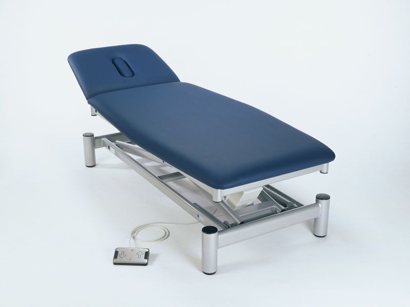 Electrical examination table / height-adjustable / 2-section Elegance K.H. Dewert