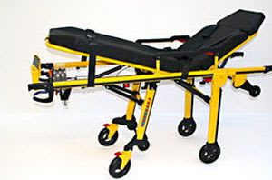 Emergency stretcher trolley / height-adjustable / mechanical / 2-section Fuego RIT243 Kartsana Medical