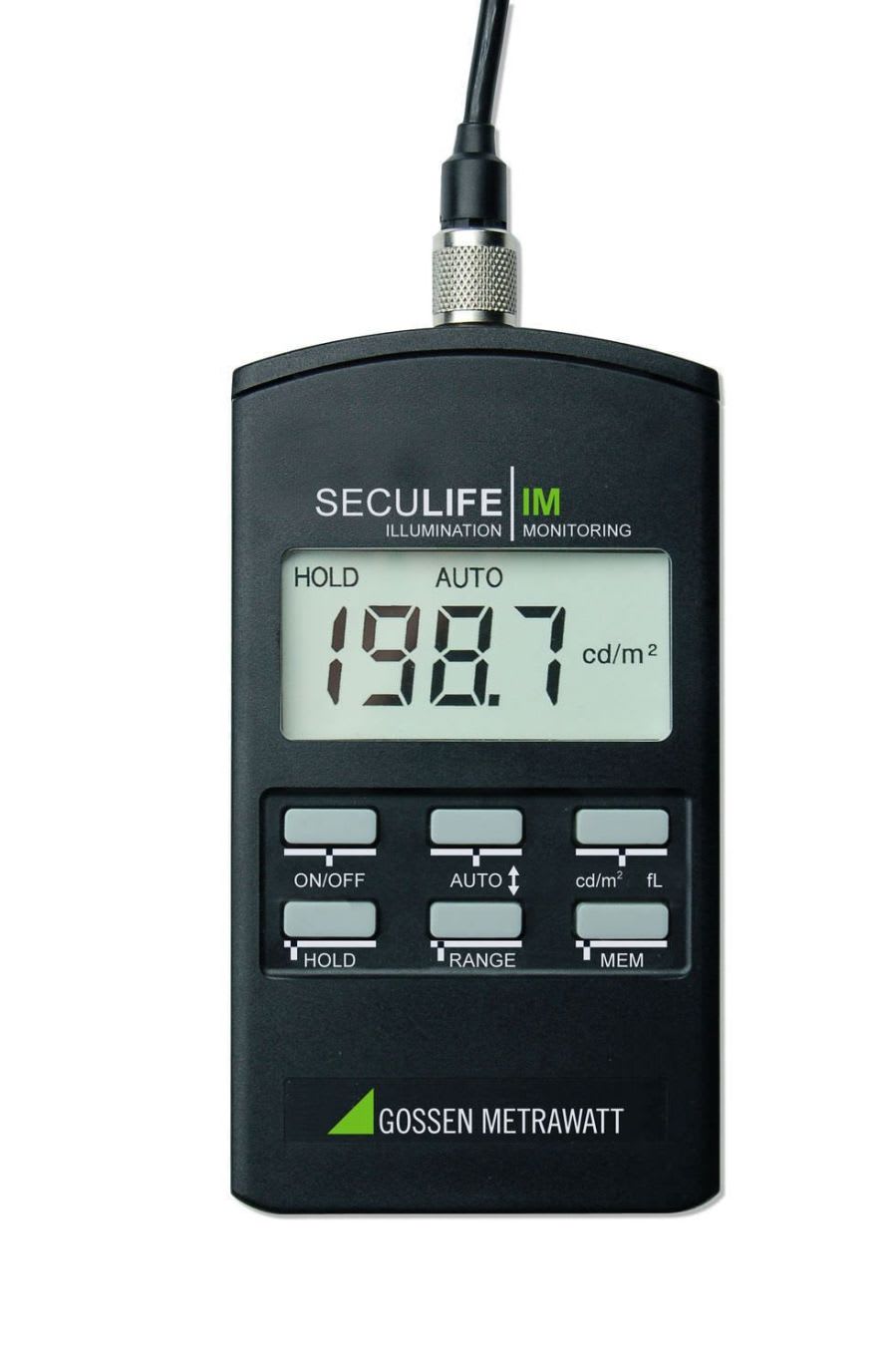 Light intensity monitoring device / for medical displays SECULIFE IM Gossen Metrawatt