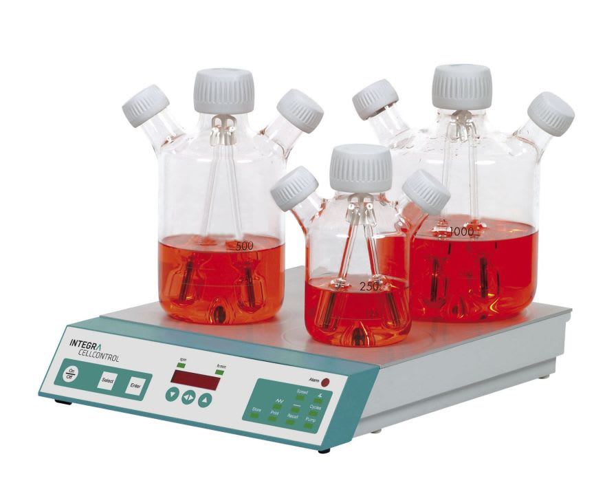 Laboratory cell culture laboratory bioreactor CELLSPIN Integra Biosciences AG