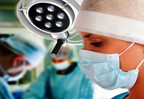 Minor surgery examination lamp / LED / ceiling-mounted IRIS LED Derungs Licht AG