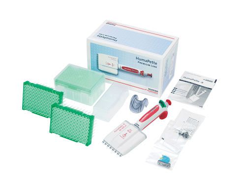Mechanical micropipette / variable volume / with ejector / multichannel HumaPette Premium HUMAN