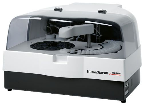 Automatic biochemistry analyzer / bench-top 80 tests/h | HumaStar 80 HUMAN
