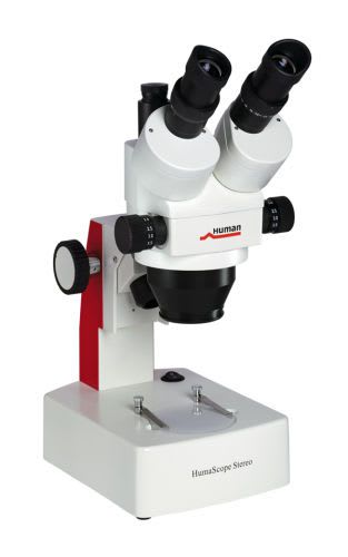 Laboratory stereo microscope / binocular / LED HumaScope Stereo HUMAN