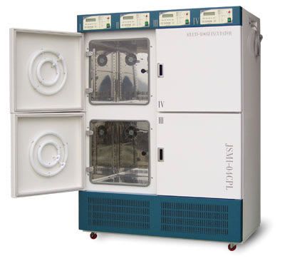 Multi-chamber laboratory incubator JSMI-04T JS Research Inc.