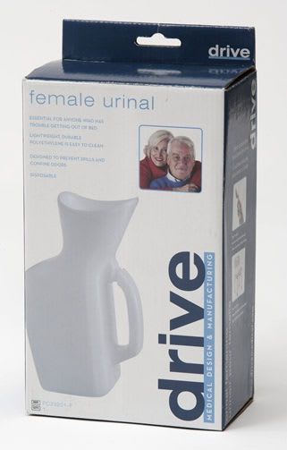 Plastic urinal / woman 1 L | PC23201-F-6 Drive Medical Europe