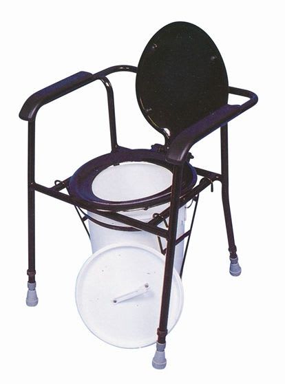 Shower chair / commode / height-adjustable max. 140 kg | Kegworth Chemical Drive Medical Europe
