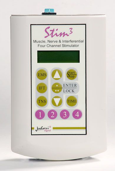 Electro-stimulator (physiotherapy) / hand-held / TENS / NMES STIM 3 Johari Digital Healthcare Ltd.
