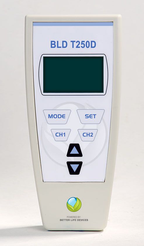 Electro-stimulator (physiotherapy) / hand-held / IF / 2-channel IFT T250D Johari Digital Healthcare Ltd.