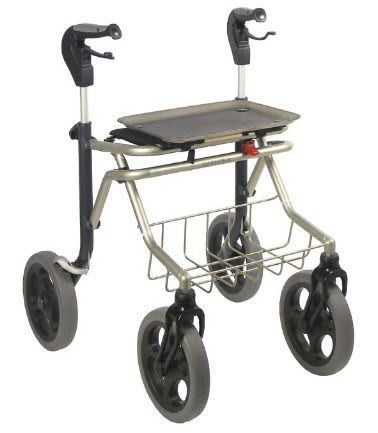 4-caster rollator / with seat / height-adjustable Dolomite Soprano Invacare