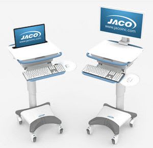 Battery-powered computer cart / height-adjustable / medical UltraLite 700 JACO, INC.