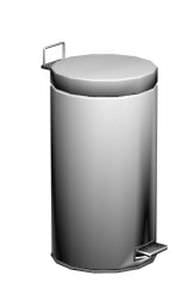 Stainless steel waste bin Doctor IMO