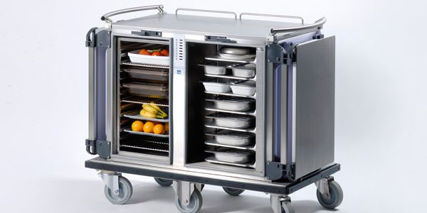 Distribution trolley / meal / refrigerated / warming Serelis ISECO FRANCE