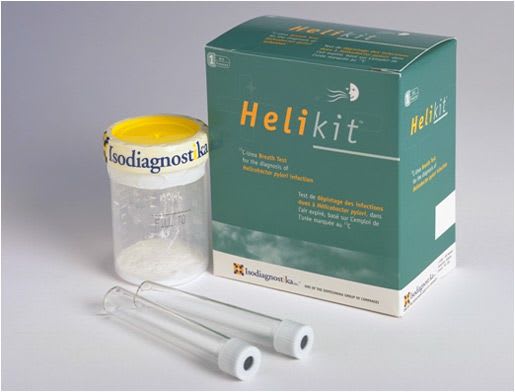 Helicobacter pylori breath analysis system Helikit™ Isodiagnostika