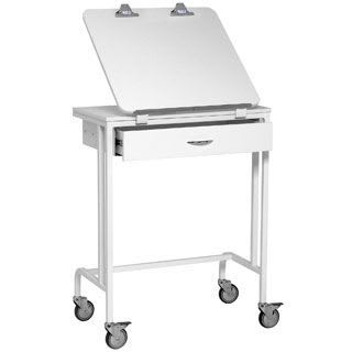 Medical record trolley / with drawer / horizontal-access CB/45/1, CB/45/2 Bristol Maid Hospital Metalcraft