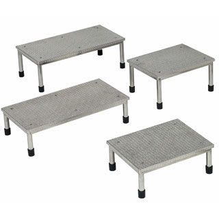 1-step step stool / stainless steel OP series Bristol Maid Hospital Metalcraft