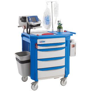 Emergency trolley / with IV pole 8LECCRP2, 8LECCRP3, 8LECCRP4 Bristol Maid Hospital Metalcraft