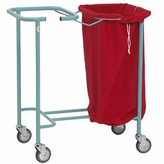 Dirty linen trolley / 2-bag WT/15/MS Bristol Maid Hospital Metalcraft