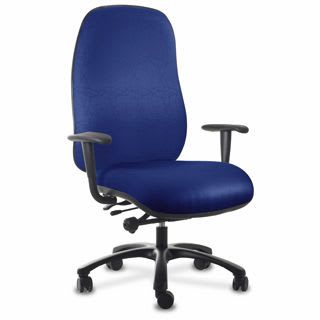 Office chair / with armrests / on casters max 200kg Bristol Maid Hospital Metalcraft
