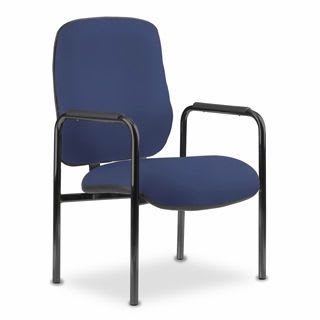 Chair with armrests / bariatric max 255 / 315 kg Bristol Maid Hospital Metalcraft