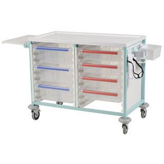 Treatment trolley / with drawer / modular CT208NH series Bristol Maid Hospital Metalcraft