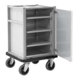 Transport trolley / for sterilization container / with hinged door / closed-structure ST/340/UN, ST/690/UN Bristol Maid Hospital Metalcraft
