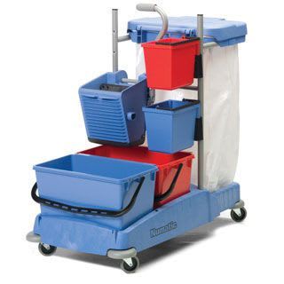 Cleaning trolley / with waste bag holder / with bucket 5758389/5627747 Bristol Maid Hospital Metalcraft