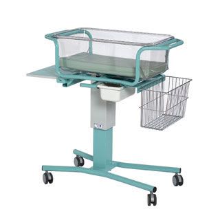 Height-adjustable hospital baby bassinet / transparent BA030 Bristol Maid Hospital Metalcraft