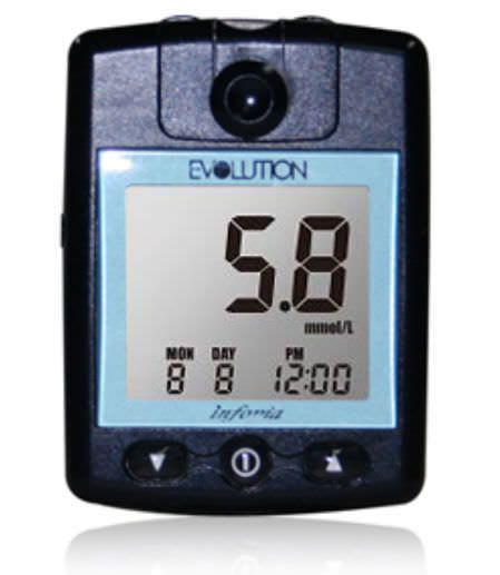 Blood glucose meter 10 - 600 mg/dL | EVOLUTION Infopia