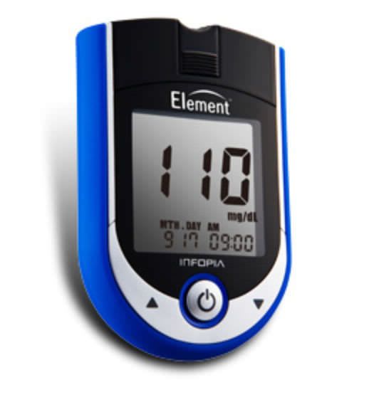 Blood glucose meter 10 - 600 mg/dL | Element Infopia
