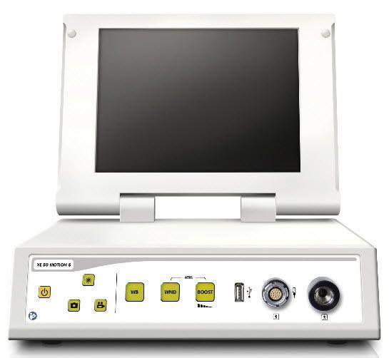 Endoscopy video processor / for camera heads / with video monitor / with xenon cold light source XE 50 series ILO electronic