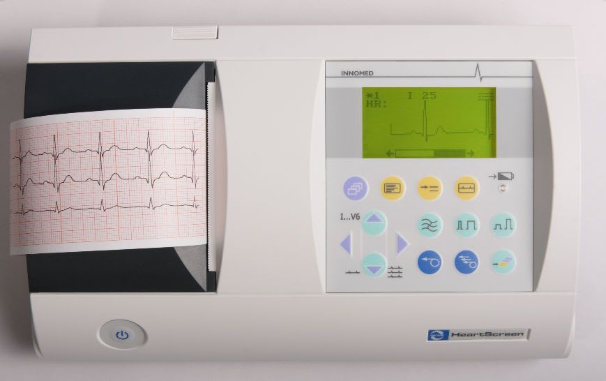 Digital electrocardiograph / 3-channels HeartScreen 60-IKO Innomed Medical Developing and Manufacturing