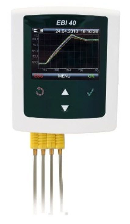 Temperature regulator data logger EBI 40 TK-12 ebro Electronic