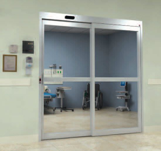 Laboratory door / hospital / automatic / sliding Horton Doors